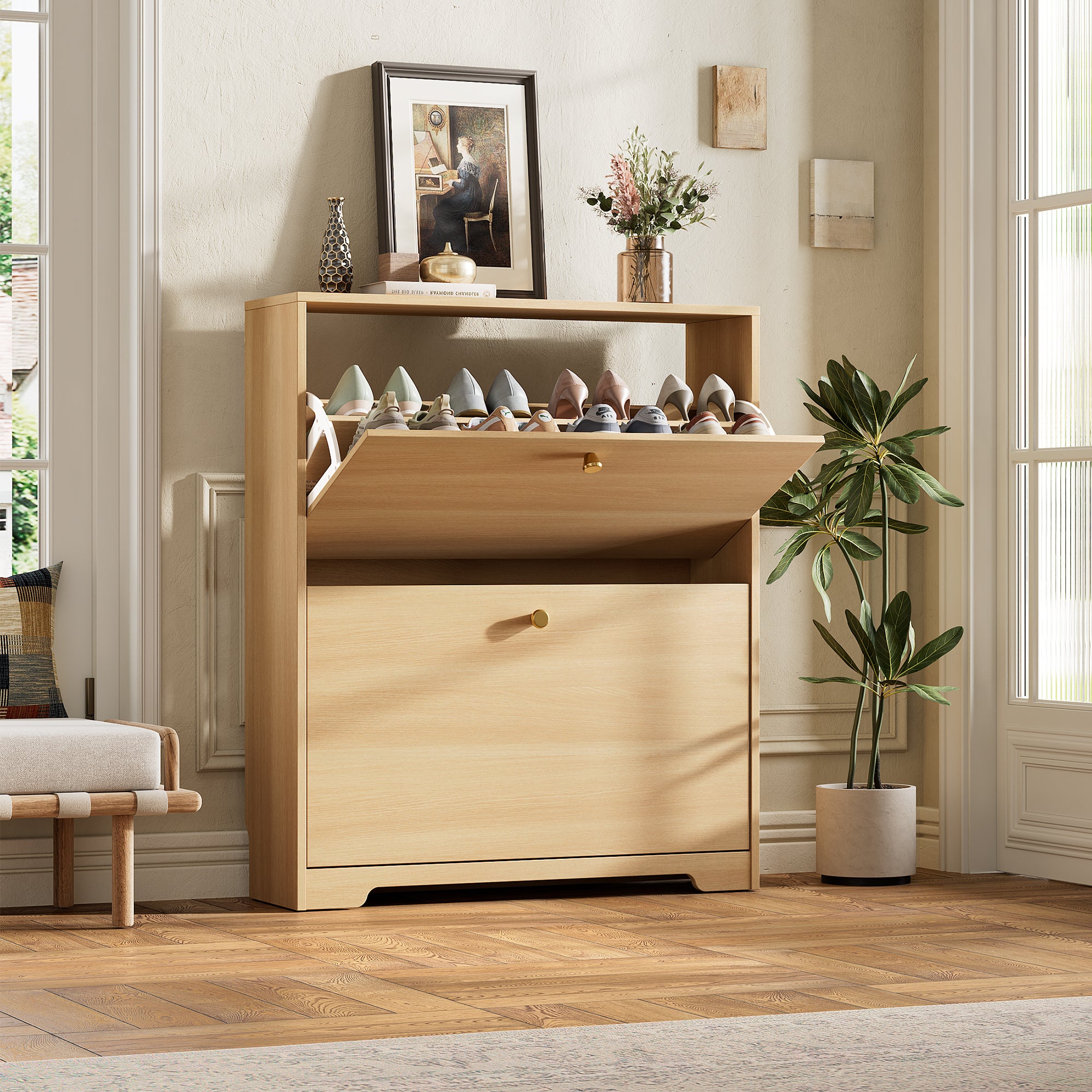 6 LEDs Mirror Jewelry Cabinet – Nicetree