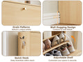 Nicetree 2-Drawer Shoe Cabinet - Natural Oak