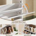 Nicetree 2-Drawer Shoe Cabinet - White